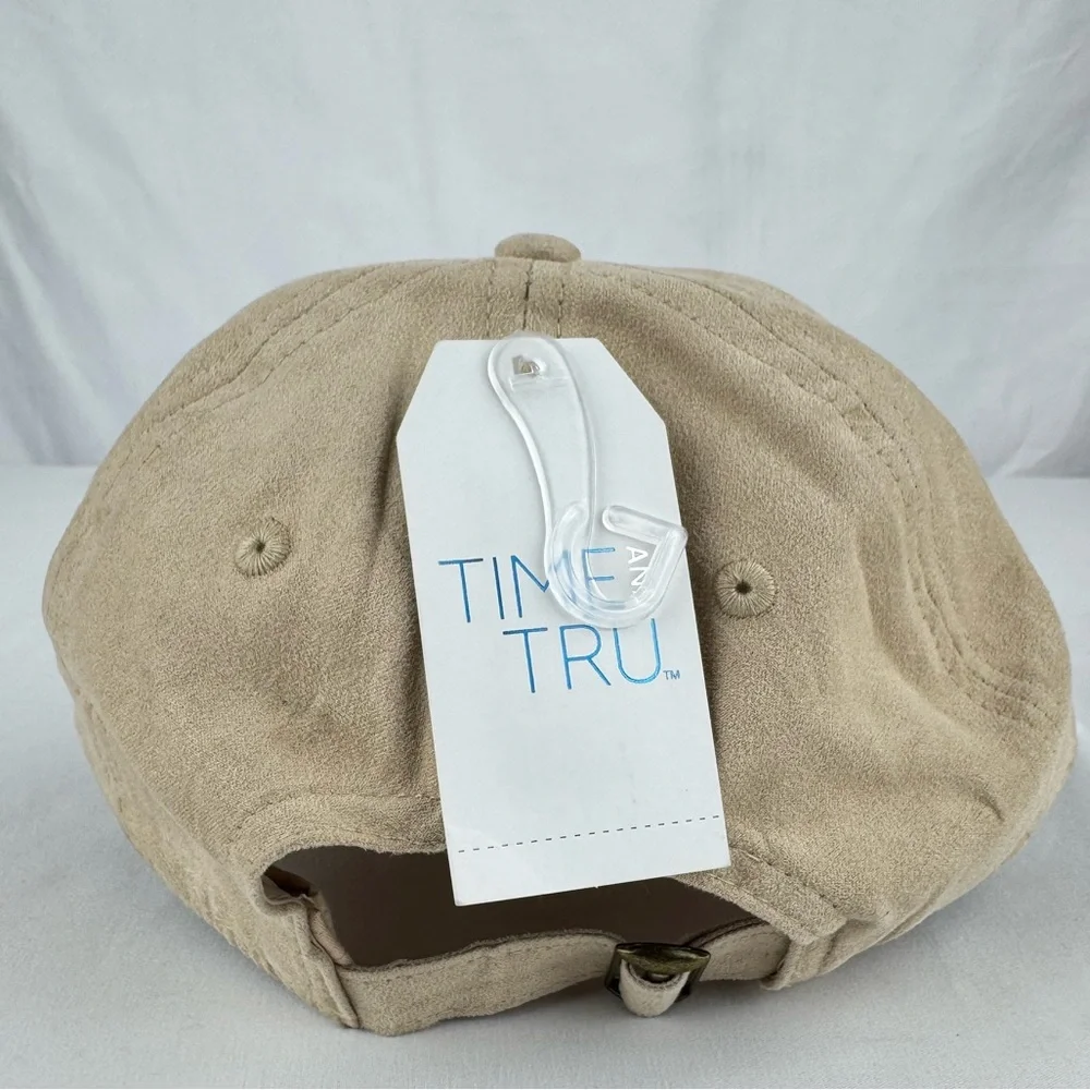 NWT Time and Tru Suede Tan Adjustable Baseball Cap